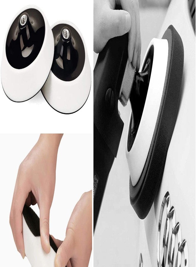 دي آي واي كرافتس مجموعة أدوات يدوية الصنع: 3 وسادات دعم مقاس 6 بوصات، وسادات دعم عالية السرعة مخصصة فقط لأدوات تلميع السيارات من UR Kit، كرات إسفنجية للتلميع، عجلات، عناية بالمحاور المعدنية (3 وسادات دعم مقاس 6 بوصات) - Image 2